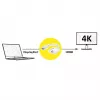 Adaptador de cabo de vídeo ROLINE 12.03.3164 0,15 m DisplayPort para HDMI