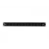 Patch panel 1U Lanberg FOP1-24SD-LQB aço preto para montagem em rack