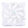 Alphacool Rise Aurora 24850 ventoinha de caixa PWM de 120 mm, 120x120x25 mm, branco