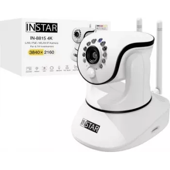 Câmara IP Instar IN-8815 4K PoE Wi-Fi – resolução 4K, suporte PoE, conectividade Wi-Fi