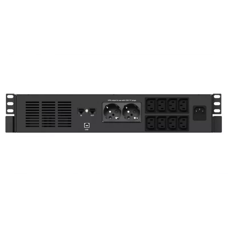 Unidade de alimentação ininterrupta UPS Infosec X4 1000 RM Plus 1 kVA 600 W 10 saídas AC