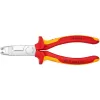 Alicate de descarnar Knipex 13 46 165 vermelho, amarelo