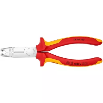 Alicate de descarnar Knipex 13 46 165 vermelho, amarelo