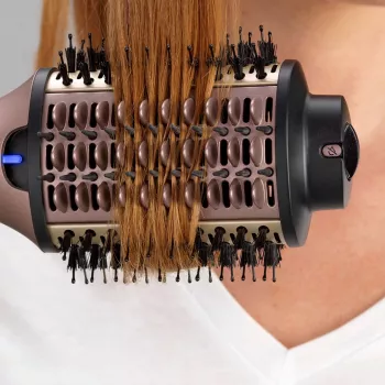 Escova de ar quente BaByliss AS95E Air Power Volume champanhe 1000 W