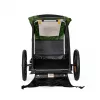 Transportadora para cães BURLEY Tail Wagon BU-947108 — transportadora macia para cães, preto/verde