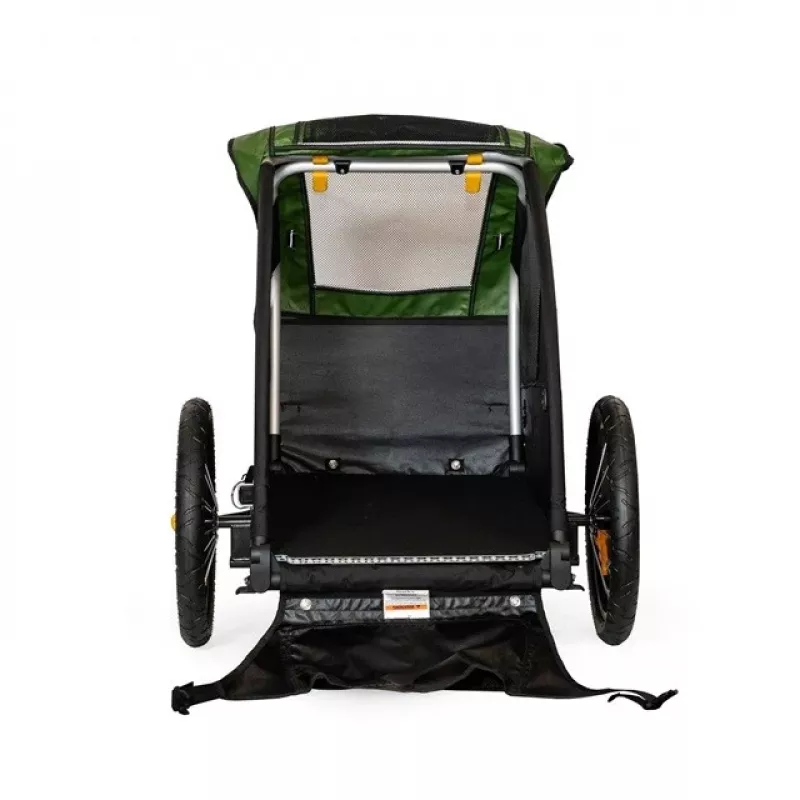 Transportadora para cães BURLEY Tail Wagon BU-947108 — transportadora macia para cães, preto/verde