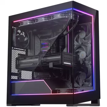 Kit DRGB Premium Phanteks NV5 + Power Hub, 3x para moldura exterior, 1x tampa de cabos da motherboard - preto