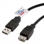 Cabo de extensão USB ROLINE - USB Type-A, 4 pinos (macho) - USB Type-A, 4 pinos (fêmea)