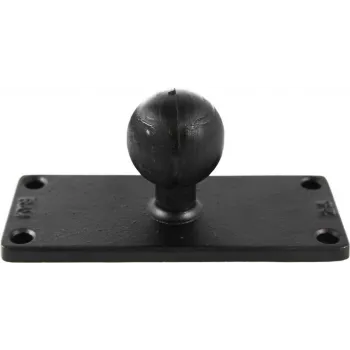 Placa de base retangular RAM Mounts (50,8 x 127 mm) com esfera C (1.5 ) - em saco de plástico (RAM-202U-25)