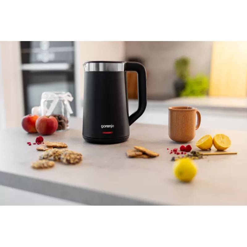Chaleira elétrica Gorenje K17TRDW 1,7 L 2200 W preta