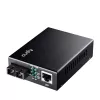 Conversor de rede Cudy MC100GSB-40B — 1x RJ-45 Gigabit, 1x fibra SC monomodo, 1000 Mbit/s, 40 km, preto