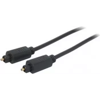 shiverpeaks 5,0 m Toslink - Toslink - TOSLINK - conector macho - TOSLINK - conector macho - Dourado - Preto (BS69004-5.0)