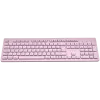 Teclado sem fios CANYON HKB-W01 — layout compacto rosa, teclas UK/US