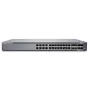 Juniper EX4100 24 portas 10/100/1000BaseT PoE+, 4x portas uplink 10G SFP+, 4x portas stacking/uplink 25G SFP28, ventoinhas redundantes, 1 fonte de alimentação AC JPSU-920-AC-AFO incluída (óticas vendidas separadamente) com SW padrão. Conforme TAA. (EX4100-24P)