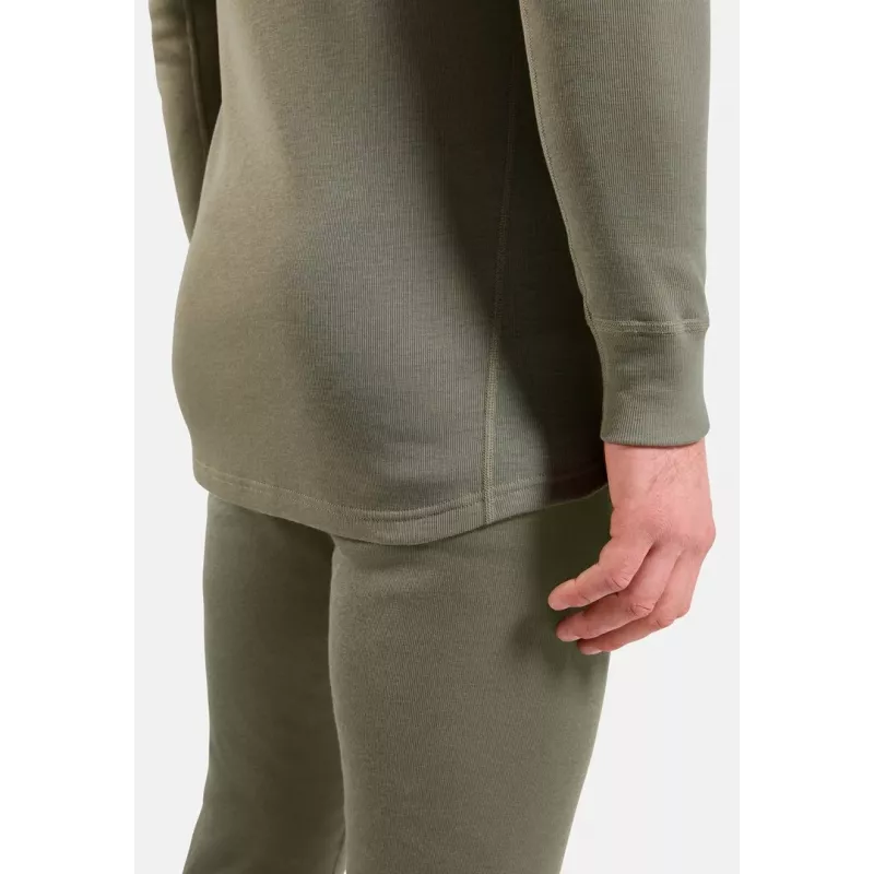 Roupa térmica de manga comprida ODLO BL TOP decote redondo m/l ACTIVE WARM, tamanho M, cinzento