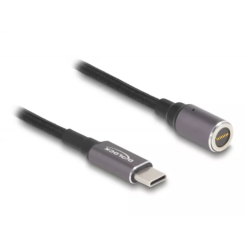 Cabo de alimentação DeLOCK 80781 0,15 m USB-C 8 pinos 20 V