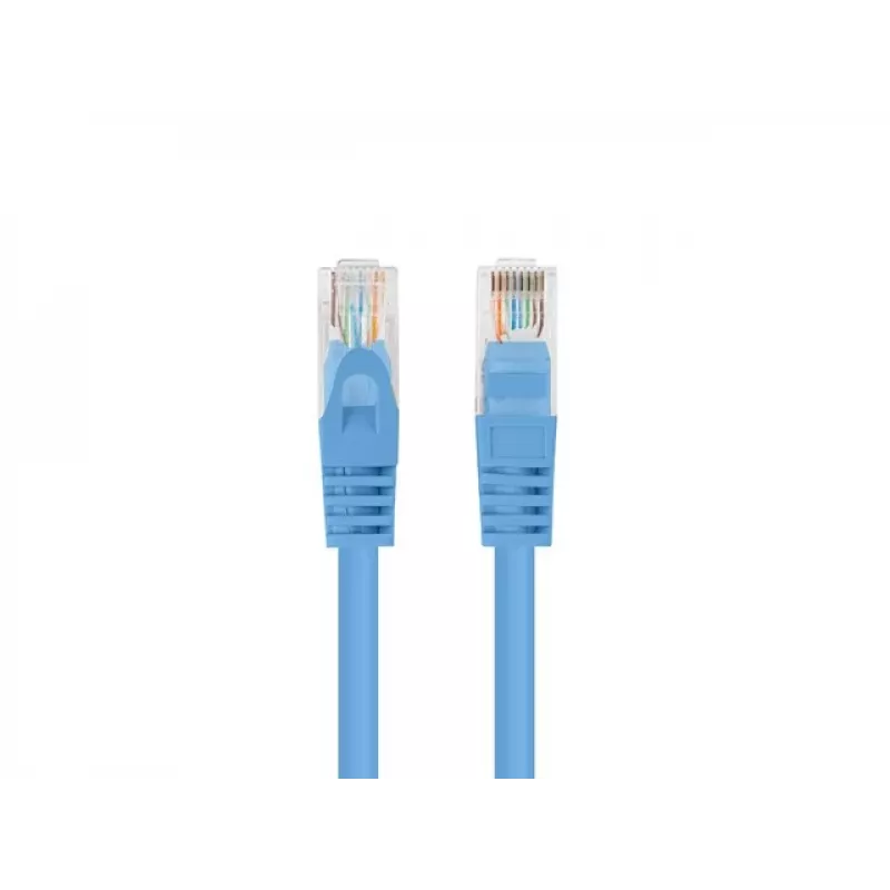 Lanberg PCU6-20CC-0025-B Cabo patch Cat.6 UTP, 0,25 m, Azul, pack de 10