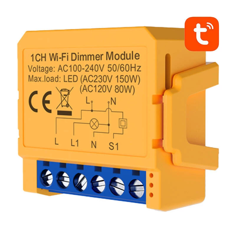 Interruptor de tomada inteligente Avatto DMS16-2 WiFi com monitorização de energia