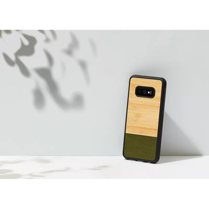 Capa para telemóvel man and wood SmartPhone para Galaxy S10e Bamboo Forest preto