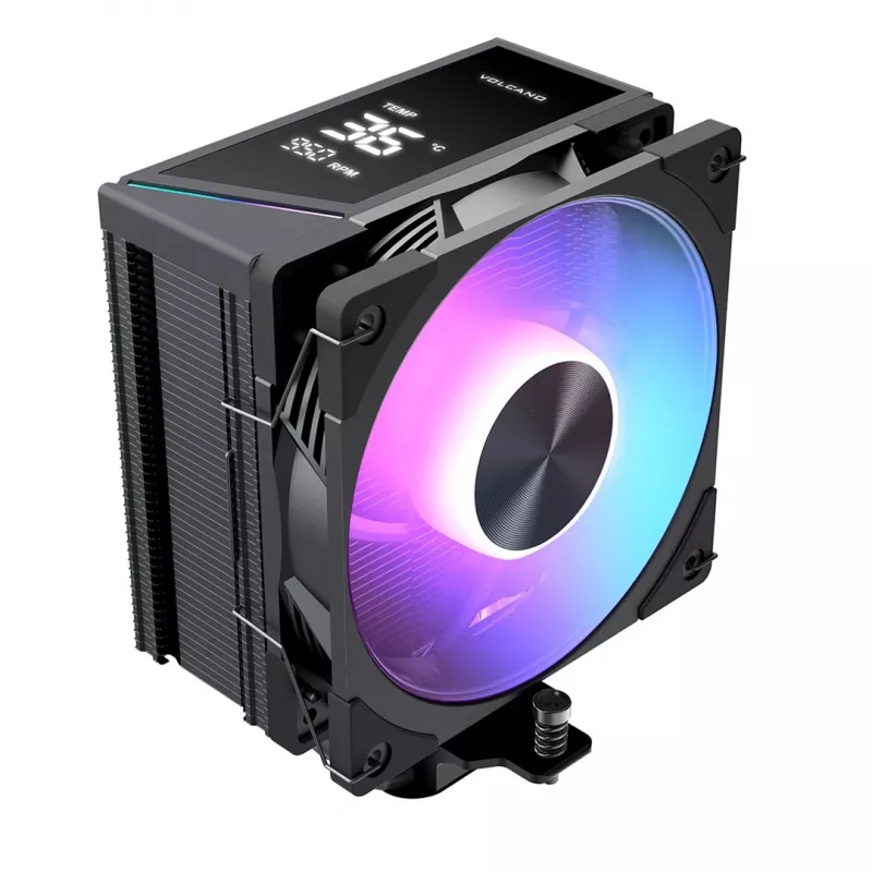 MODECOM Volcano 0C T102 LCD dissipador de CPU por ar 12 cm preto