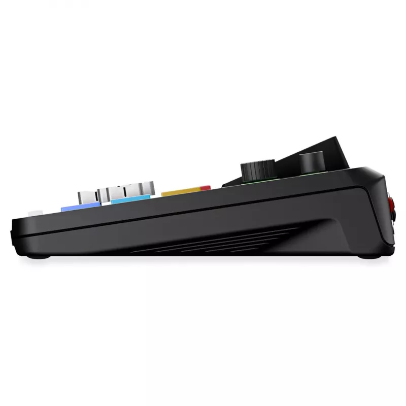 Controlador de estúdio RØDE Caster Duo preto — 2 Combo XLR/TRS, 2 saídas TRS Line, 48 kHz, 24-Bit, ecrã tátil, Wi‑Fi, Bluetooth