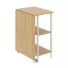 Secretária dobrável Loft Maclean, dimensões: 107 x 45 x 75 cm, máx. 150 kg, com tampo, decorativo faia clara, MC-411 W