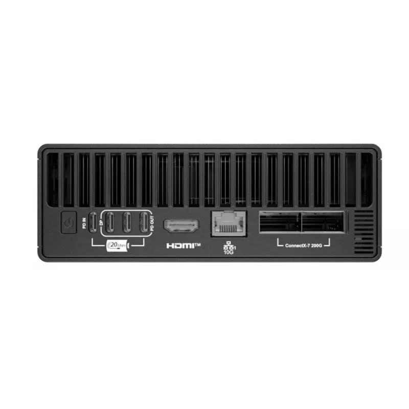 MSI EdgeXpert AI-Supercomputer-Desktop, NVIDIA DGX Spark GB10 Grace arquitetura preto e branco, 128GB memória LPDDR5 Unify, 4TB SSD, CPU ARM, WiFi 7, BT 5.3, NVIDIA DGX OS - EDGEXPERT NVIDIA DGX GB10 128GB 4TB