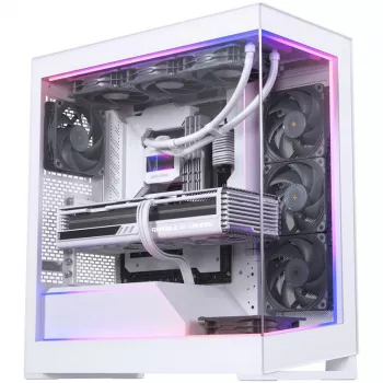 Kit de iluminação ARGB PHANTEKS NV5 Premium DRGB com power hub e cobertura para placa-mãe