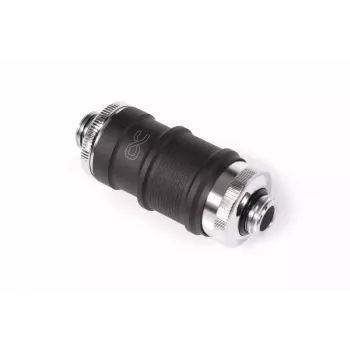 Adaptador de bloco de água Aquatuning GmbH 13876 Latão Níquel Plástico Preto Cromado