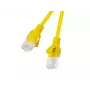 Lanberg PCU5-20CC-0025-Y Cabo patch Cat.5e UTP, 0,25 m, Amarelo, pack de 10