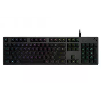Logitech Gaming G512 - Teclado - retroiluminação - USB - QWERTY - Espanhol - Interruptores: GX Brown Tactile - Carvão