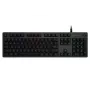 Logitech Gaming G512 - Teclado - retroiluminação - USB - QWERTY - Espanhol - Interruptores: GX Brown Tactile - Carvão