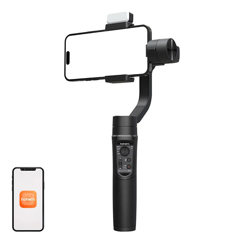 Gimbal de 3 eixos para smartphone Hohem iSteady Mobile+ Kit iSM5K — estabilização de 3 eixos, compatibilidade com smartphone