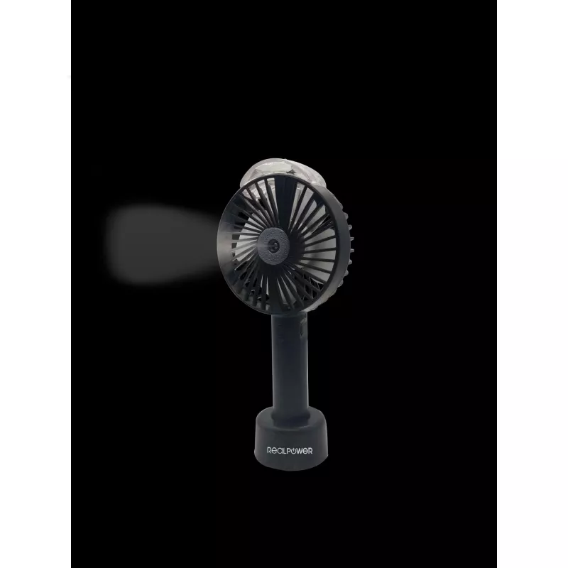 Ventilador RealPower portátil com pulverizador