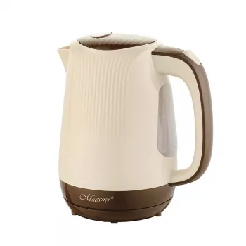 Feel-Maestro MR042 bege chaleira 1,7 L Bege, Castanho 2200 W