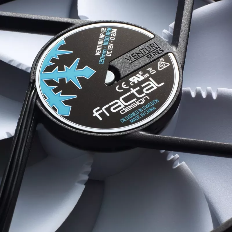 Fractal Design Venturi HP-12 PWM Ventoinha para caixa 120mm – Preto