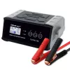 Carregador de bateria QOLTEC 52514 — 12V/24V, 25A, para baterias AGM/GEL/SLA com visor LCD