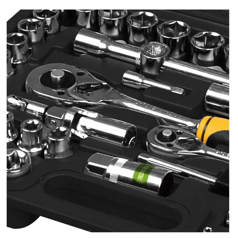 Fieldmann FDG 5001-108R jogo de chaves de caixa, 108 pcs.