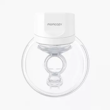 Bomba tira-leite elétrica individual Momcozy S12 Pro branca, 180ml