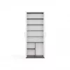 ESTANTE FECHADA OLIV 2D, ANTRACITE/Branco CONJUNTO