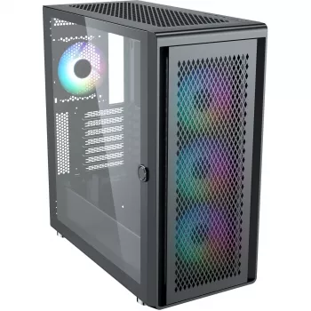 Caixa de PC Silentware Air 100 preto — caixa mid-tower compatível com ATX, preto