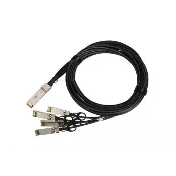 Cabo DAC QSFP+ Extralink 40 Gbit/s para 4×10 Gbit/s, 3 m, 30AWG, ficha QSFP+ macho–macho