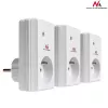 Tomadas com comando MCE153 conjunto de 3 - programáveis + telecomando