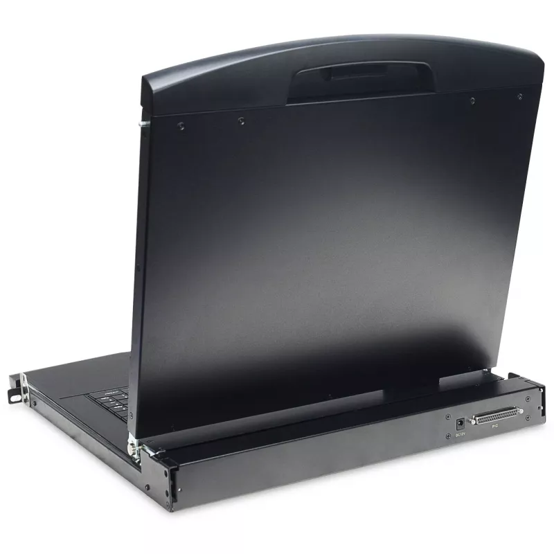 Consola KVM LCD 19 polegadas DIGITUS DS-72211-5US, 16 portas Cat 5, 1366x768, teclado US International