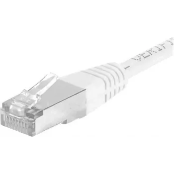 Cabo de rede Dexlan 858360 0,5 m Cat6a S/FTP branco