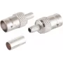 Adaptador de vídeo/áudio BNC ShiverPeaks 98807-3 para cabo RG58 U, terminação crimp