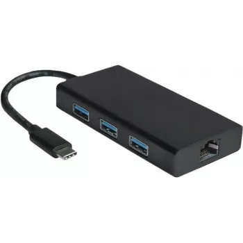 Hub USB 3.2 Gen 2 VALUE 12.99.1109 Type-C preto