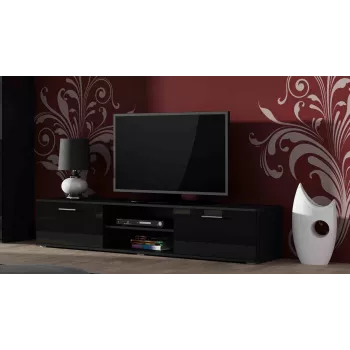 Suporte de TV Cama SOHO 180 preto/preto brilhante