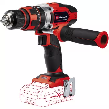 Einhell TE-CD 48 1500 rpm bucha de aperto rápido 1,41 kg preto, vermelho