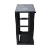 Rack de parede Extralink armário rack 18U 600x600 preto fechadura com chave